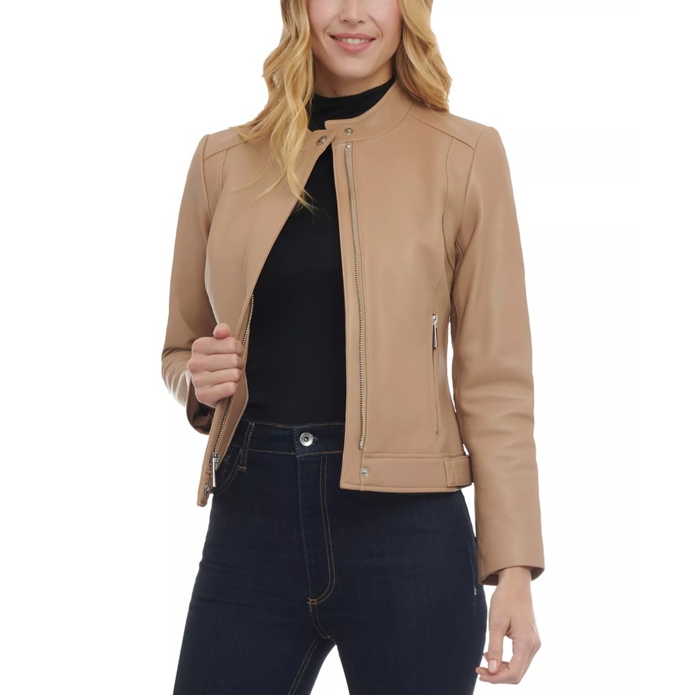 Michael Kors 100% Leather Jacket [Size PM]